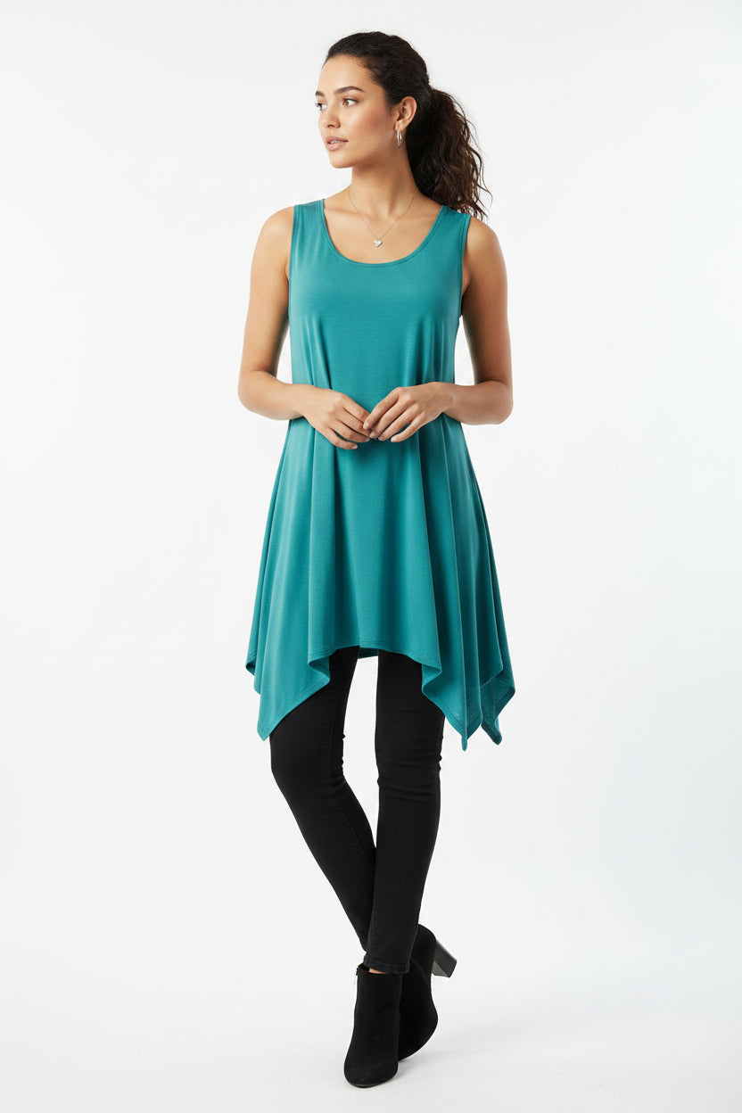 Jostar Two point tank top - jade - polyester/spandex