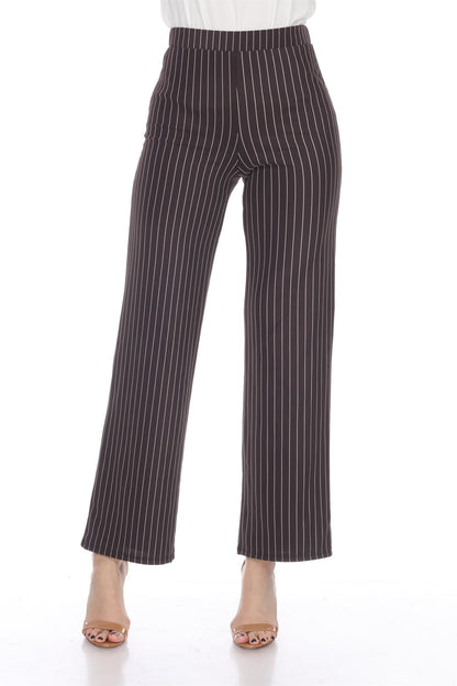 Jostar Striped Straight Pants