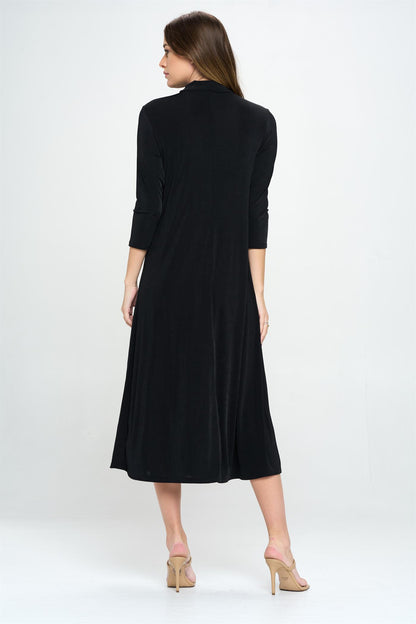 Jostar BNS Mock Neck 3/4 Sleeve Dress (QS)