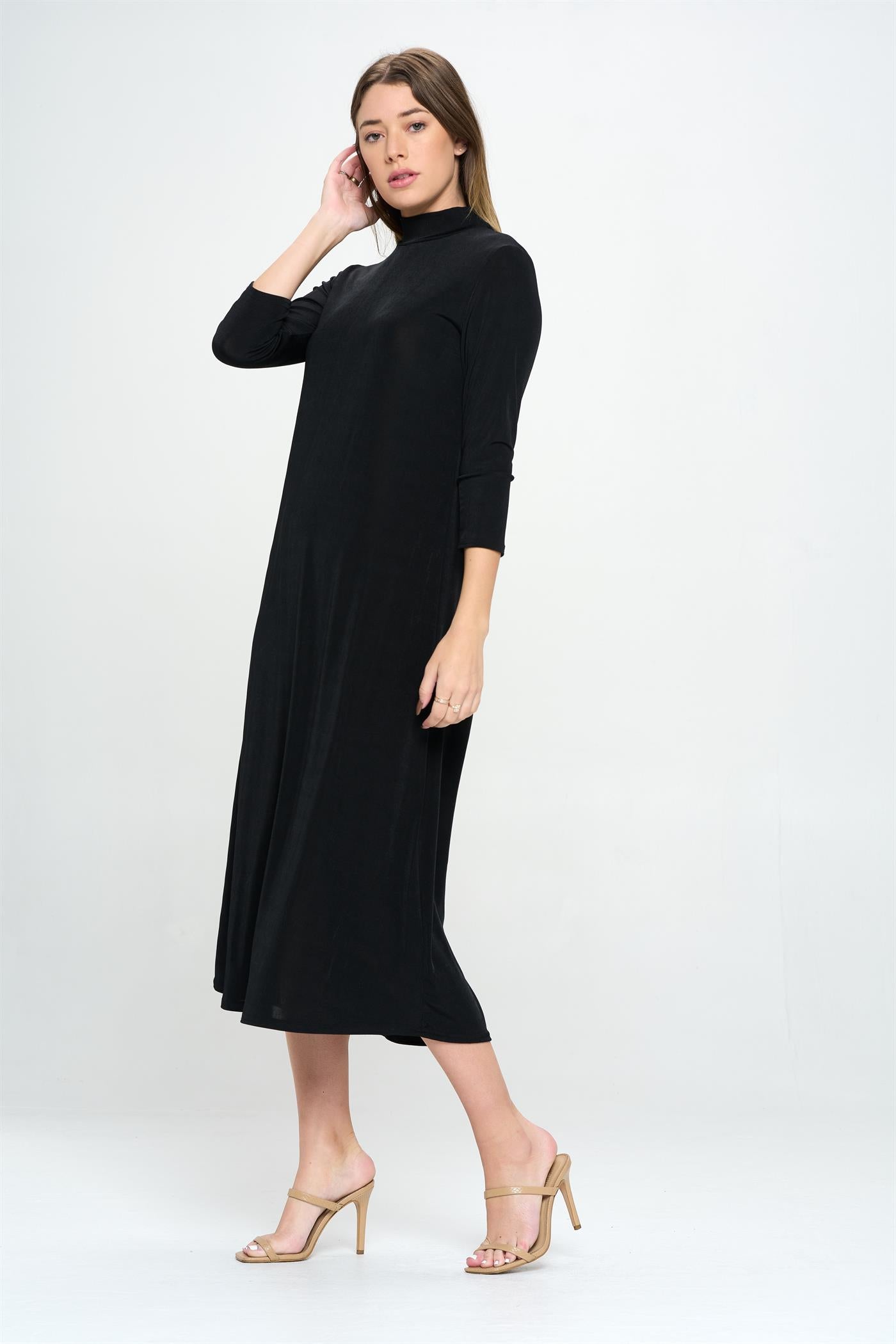 Jostar BNS Mock Neck 3/4 Sleeve Dress (QS)