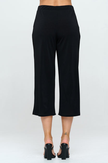 Jostar USA Moss Crepe Wide Leg Angle Pants