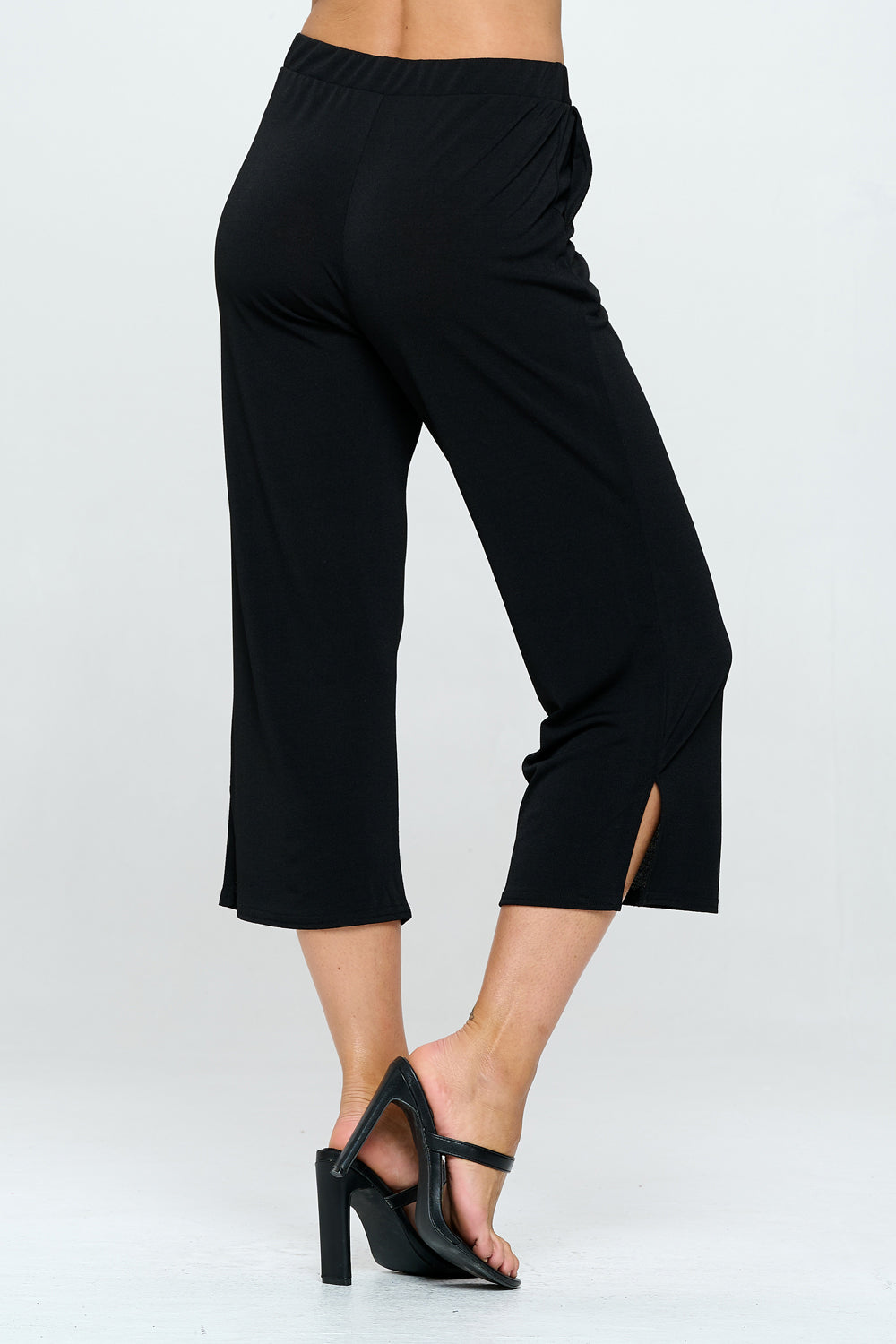 Jostar USA Moss Crepe Wide Leg Angle Pants