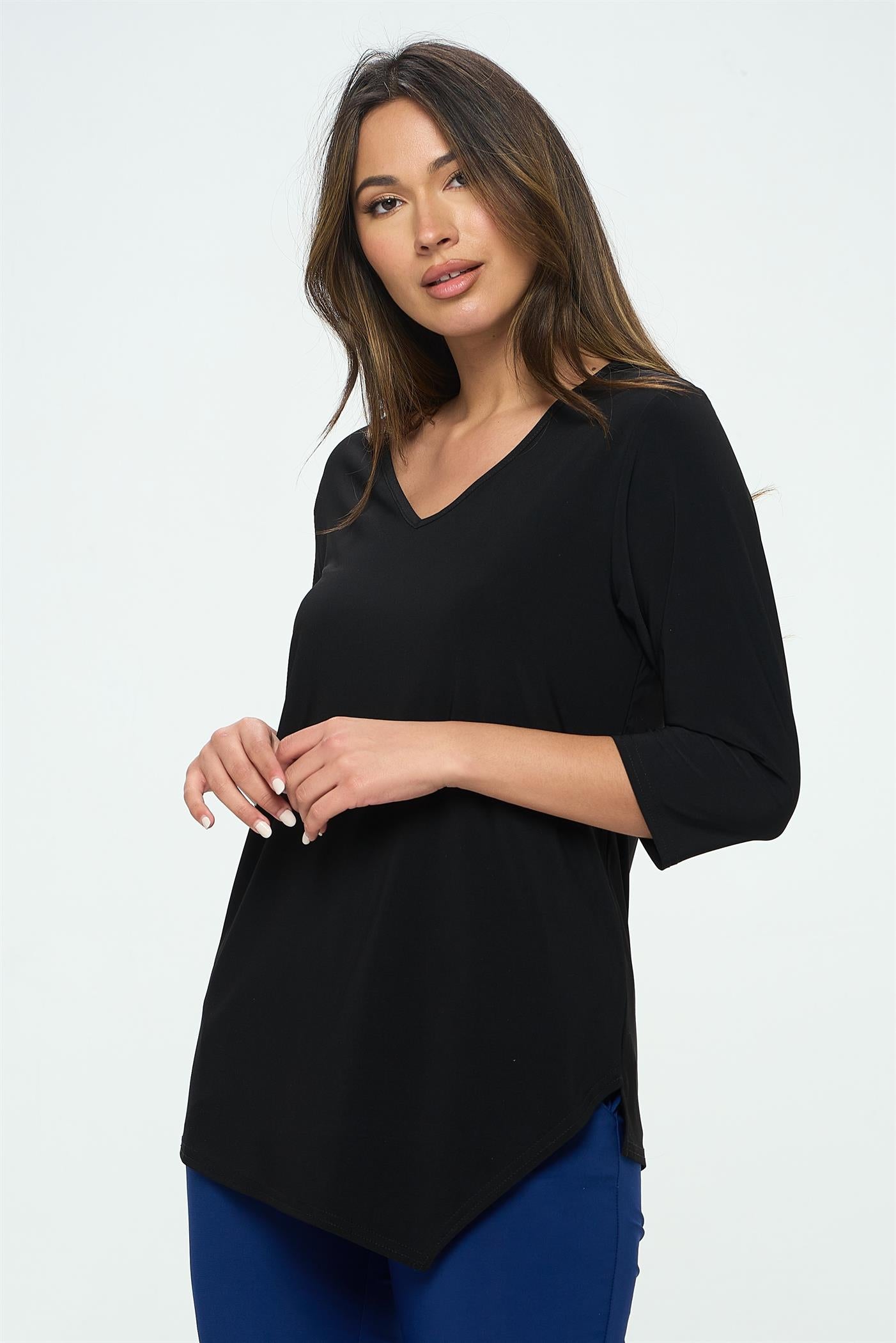 Jostar Point V-Neck Top