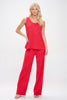 Jostar Cotton Acetate Wide Leg Pants