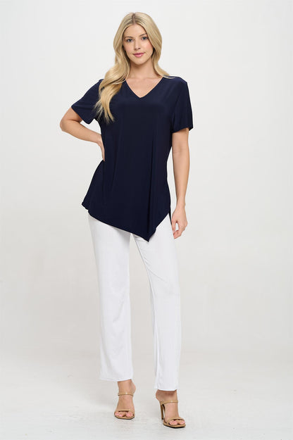 Jostar HIT Point V-Neck Black Blouse