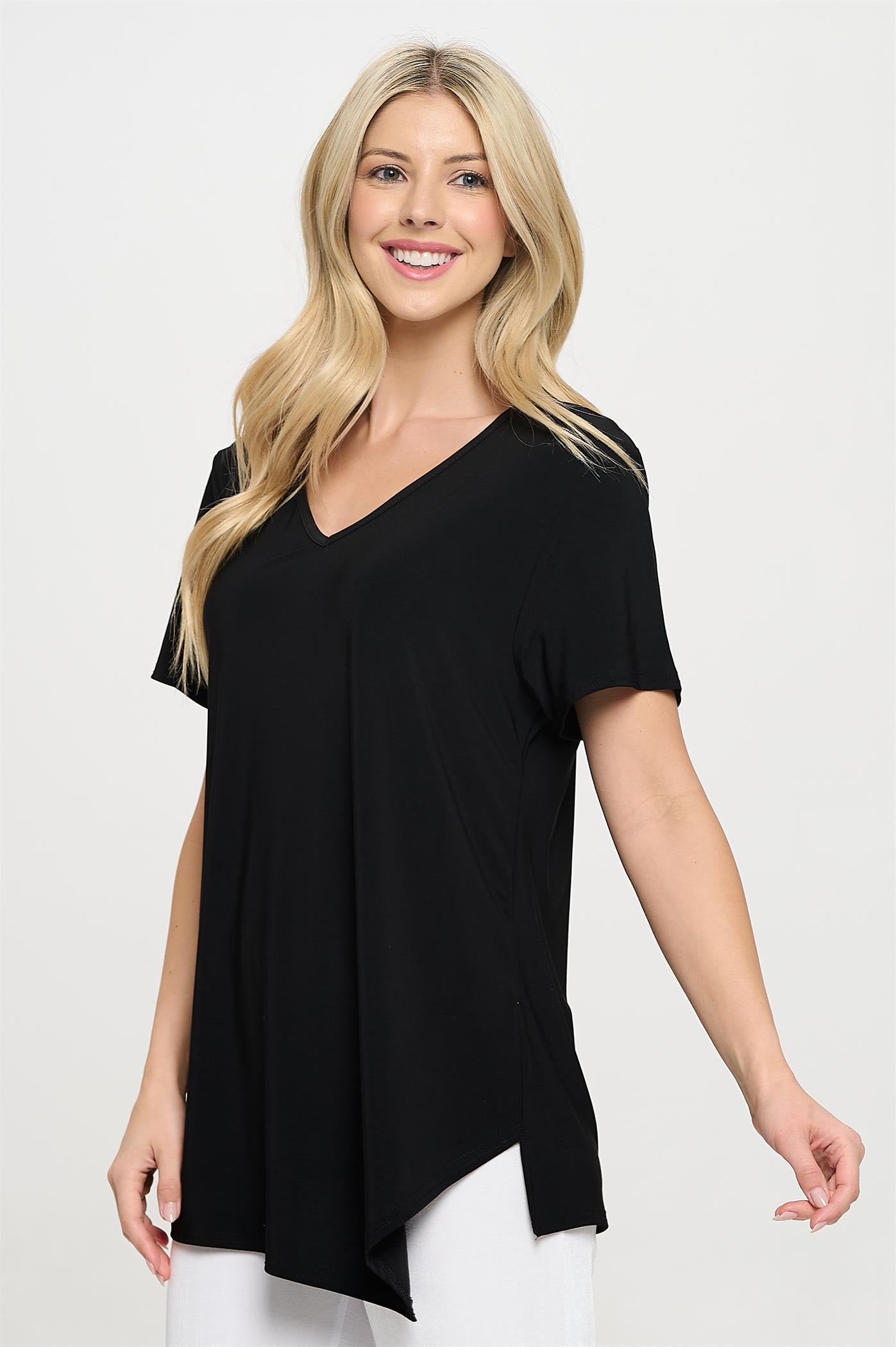 Jostar HIT Point V-Neck Shortsleeve Blouse