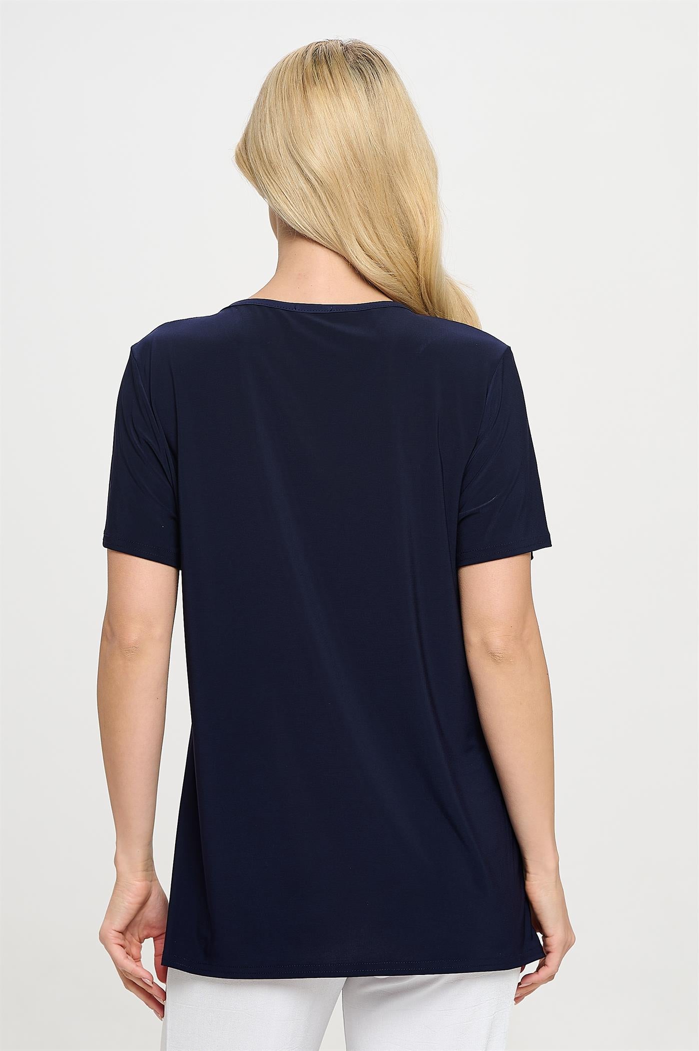 Jostar HIT Point V-Neck Shortsleeve Blouse