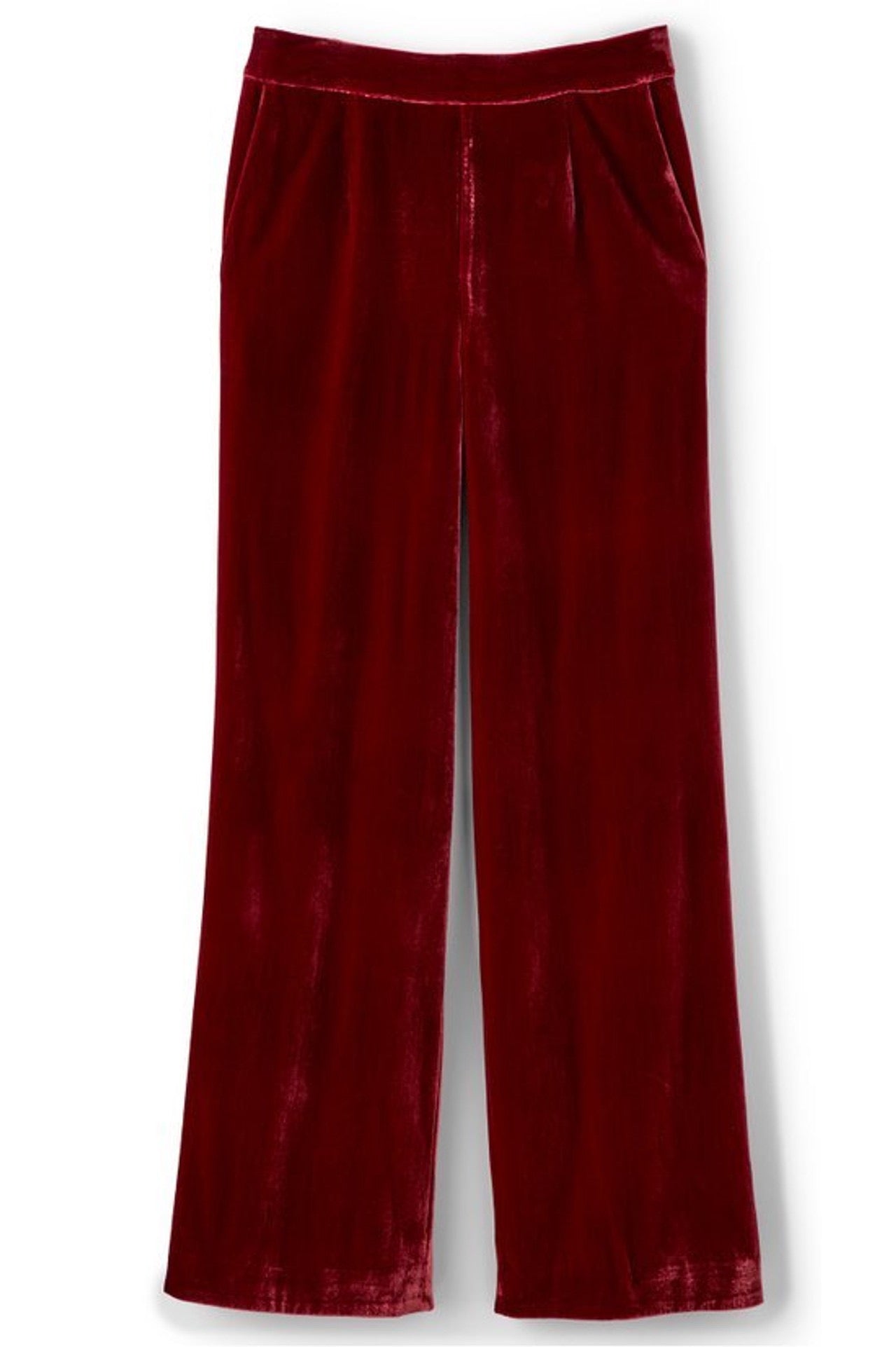 Soft Surroundings Aria Velvet Wide Leg Pants