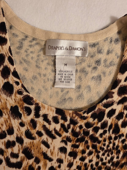 Draper's & Damon's Leopard Print Tank Top – Size M Preowned