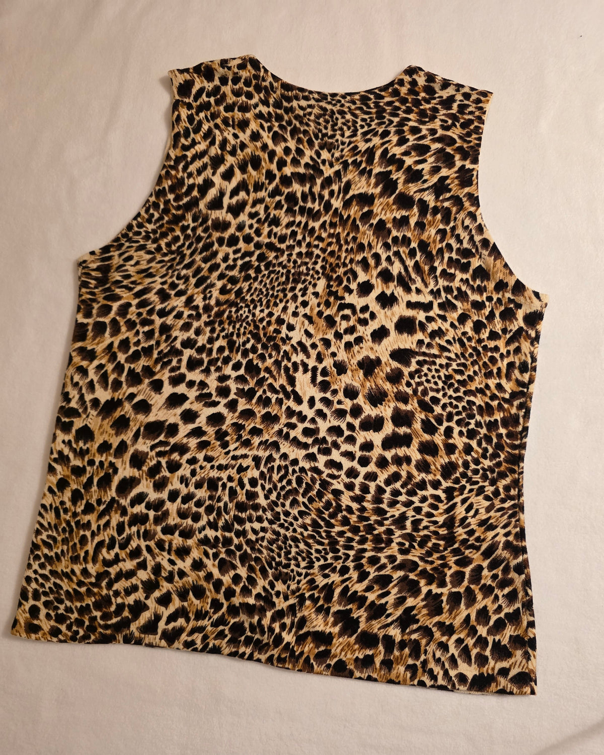 Draper's & Damon's Leopard Print Tank Top – Size M Preowned