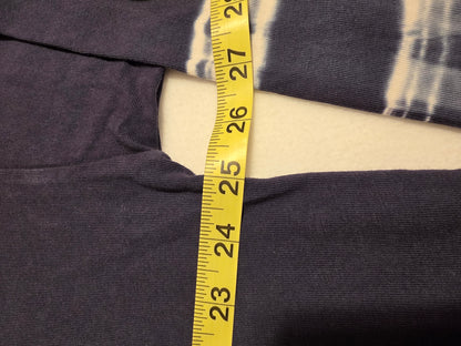 Pure Jill Women Blue w/White Stripe Long Sleeve Sweater w/Pockets