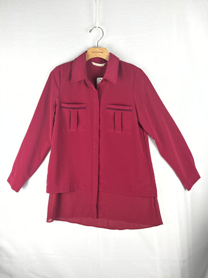 Soft Surroundings Rossini Shirt Sangria NWT