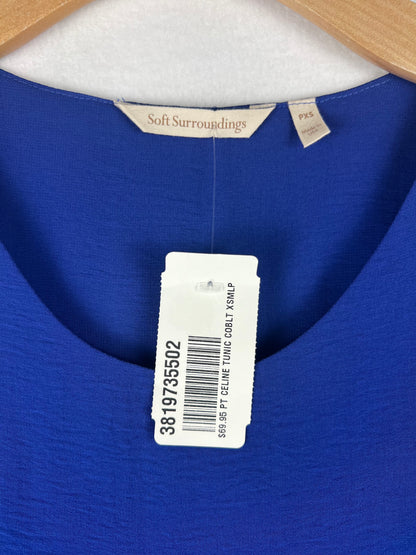 Soft Surroundings Celine Tunic Cobalt NWT