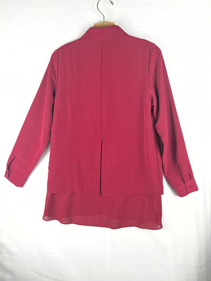 Soft Surroundings Rossini Shirt Sangria NWT