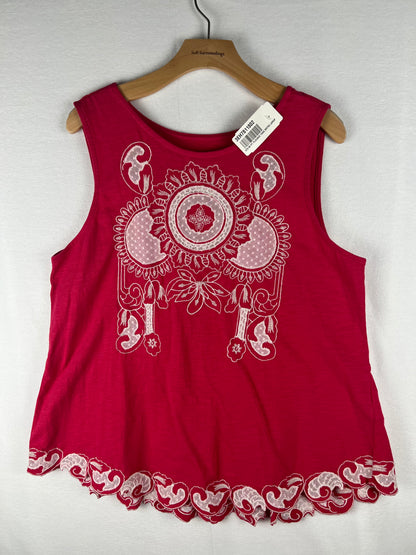 Soft Surroundings Flounce Tank NWT