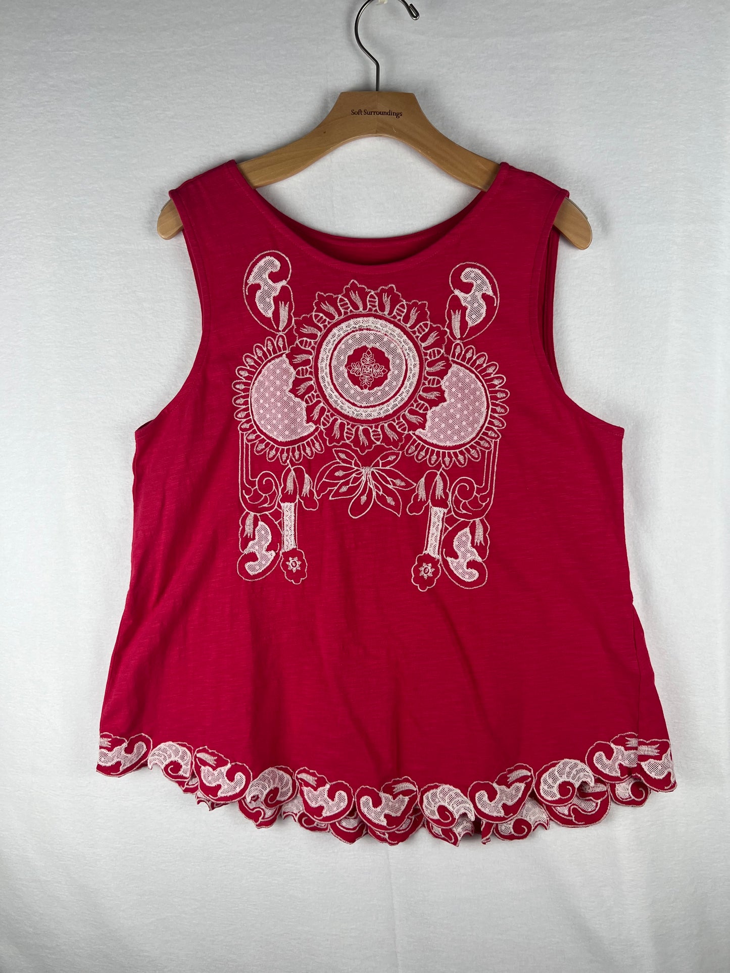 Soft Surroundings Flounce Tank NWT