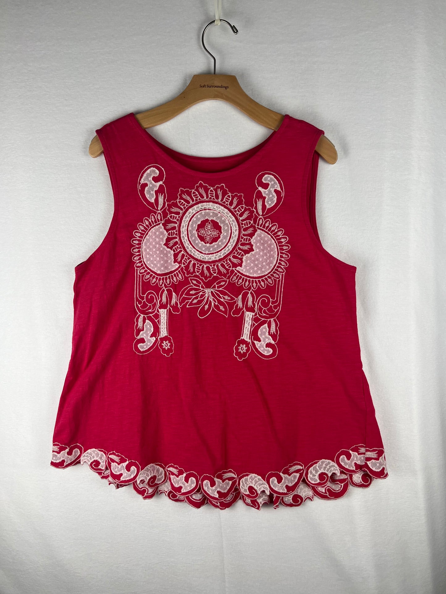 Soft Surroundings Flounce Tank NWT