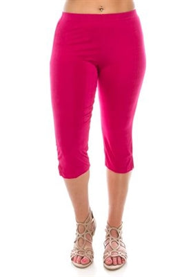 Jostar Capri pant - hot pink - polyester/spandex