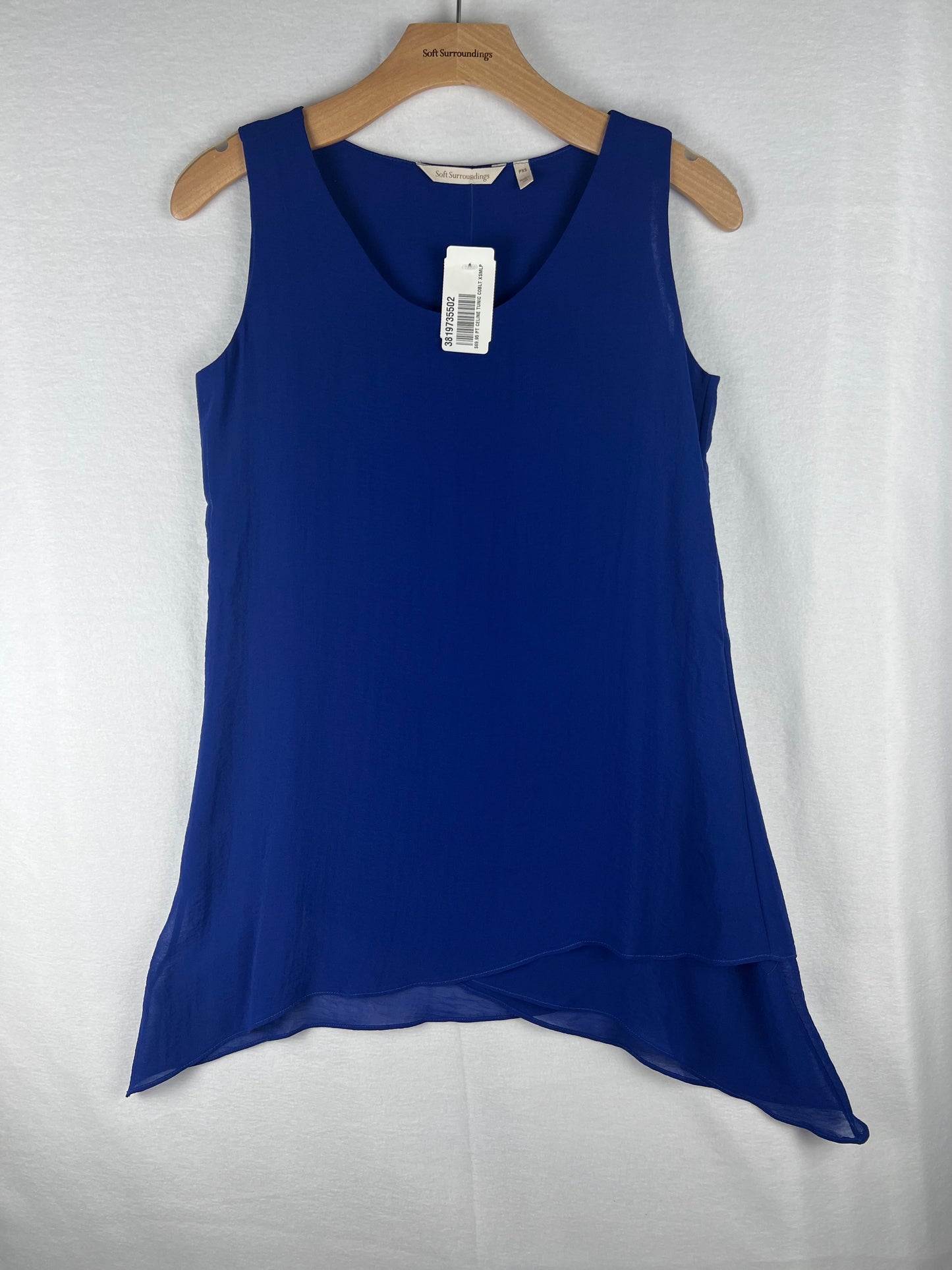 Soft Surroundings Celine Tunic Cobalt NWT