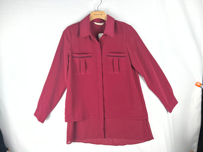 Soft Surroundings Rossini Shirt Sangria NWT