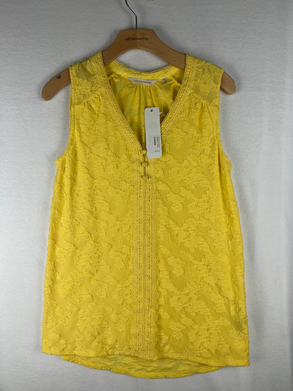 Soft Surroundings Ange Lemon Drop Blouse NWT