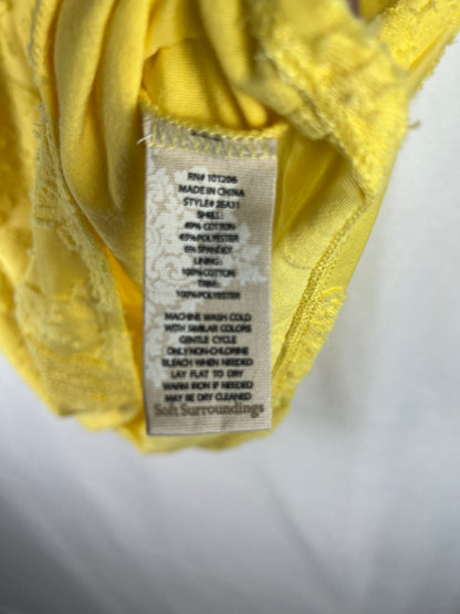 Soft Surroundings Ange Lemon Drop Blouse NWT