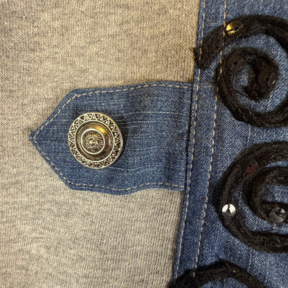 Bleu Bayou jacket detail photo