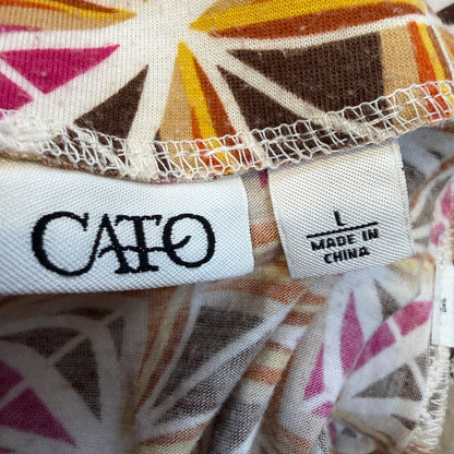 Skirt fabric label showing 95 percent polyester and 5 percent spandex