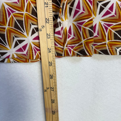 Cato multicolor geometric print A-line skirt on hanger