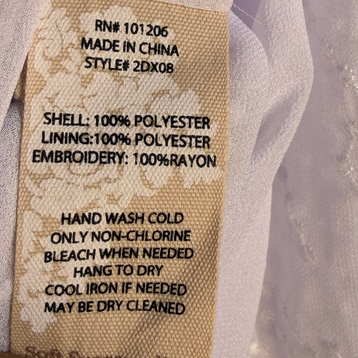 Oleada blouse sleeve measurement photo