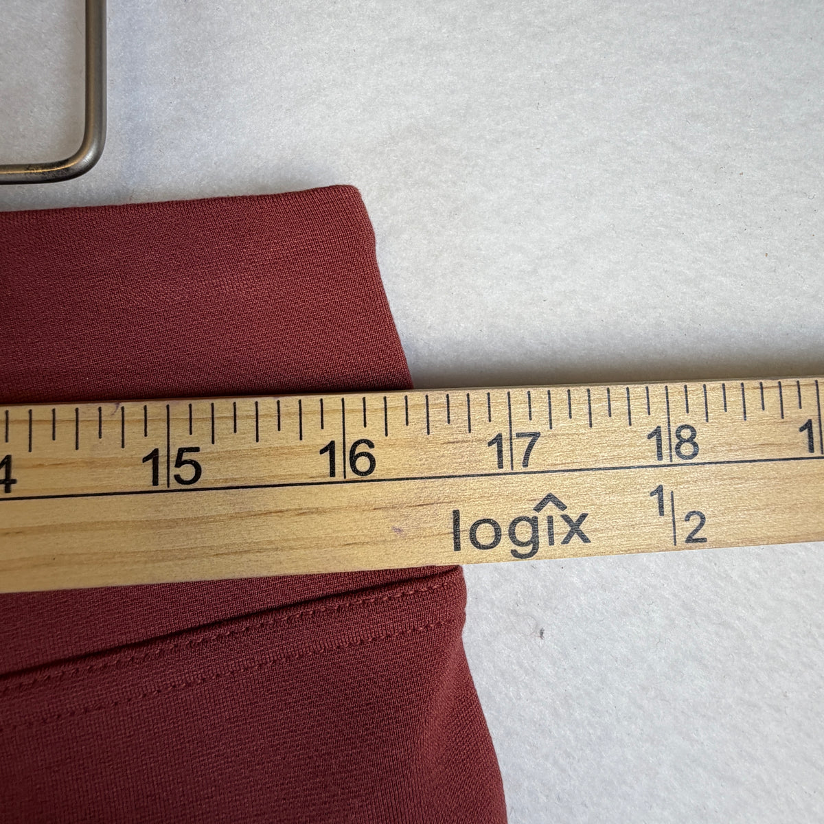 Front view of Soft Surroundings Canyon Clay Perfect Ponte bootcut pants