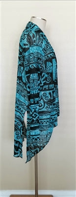 Jostar Vegas jacket - blue Aztec - polyester/spandex