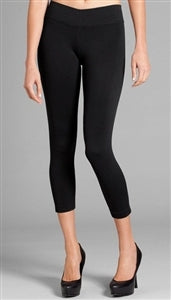 Capri leggings nylon/spandex Black