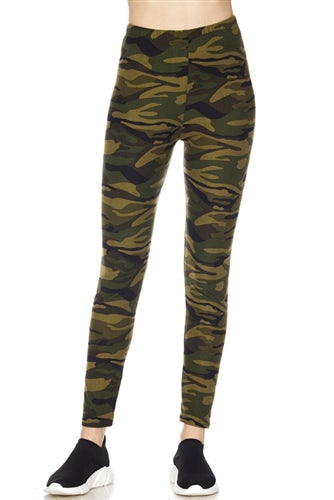 Leggings - camouflage - polyester/spandex