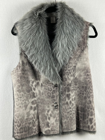 Lisa International Faux Fur Vest NWT