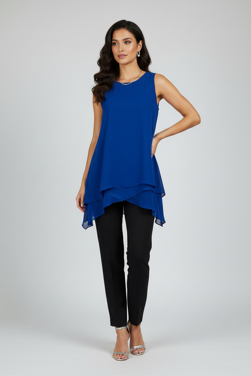 Soft Surroundings Celine Tunic Cobalt NWT