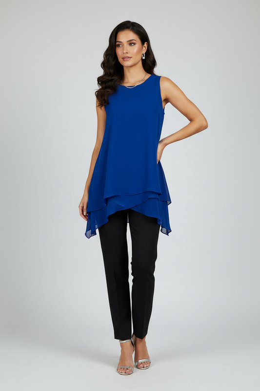 Soft Surroundings Celine Tunic Cobalt NWT