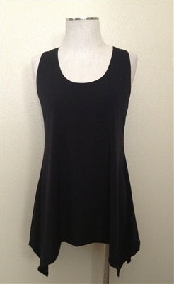 Jostar Two point tank top - black - polyester/spandex