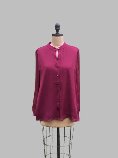 Soft Surroundings Merlot Capizzi Top NWT